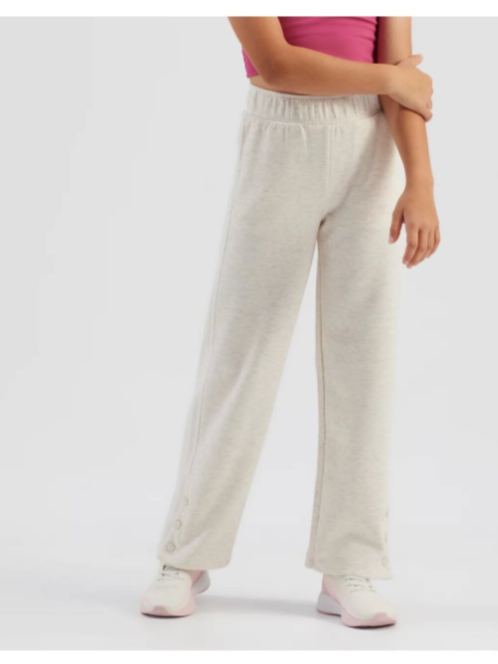 Freely Girls' Blakely Pants Oatmeal L NEW